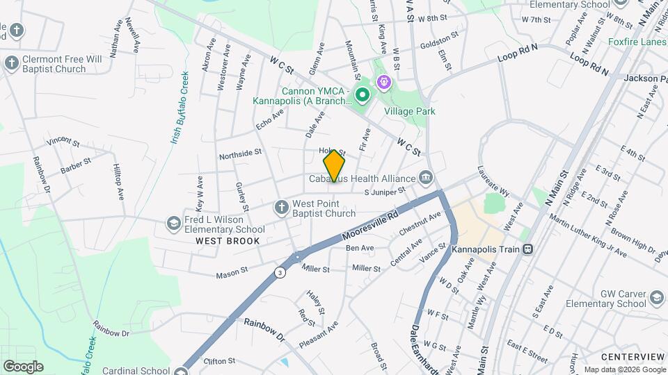 908 S Juniper St Map and Location Details