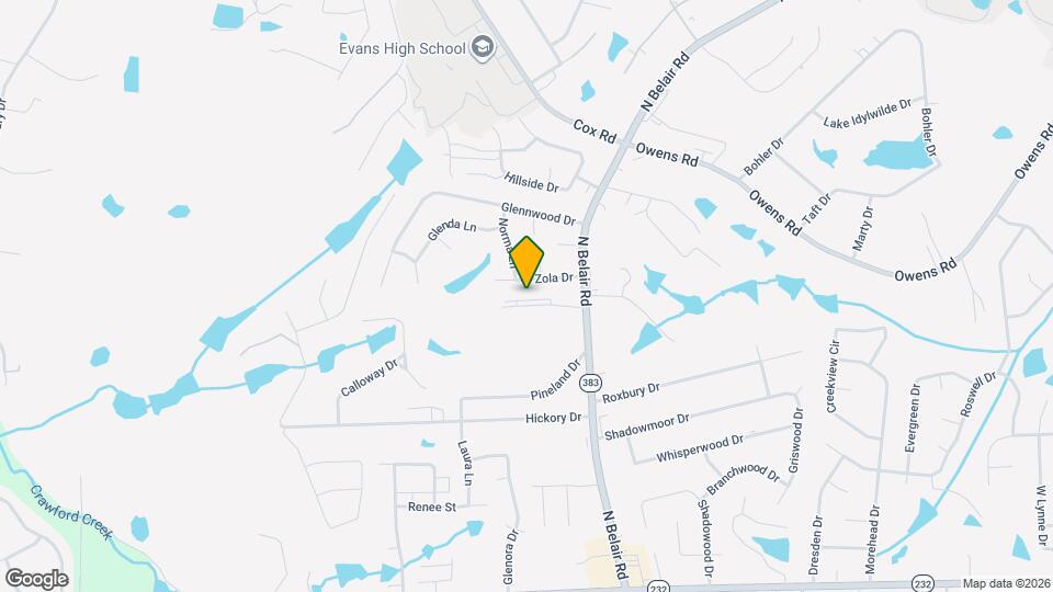 4467 Belair Dr Map and Location Details