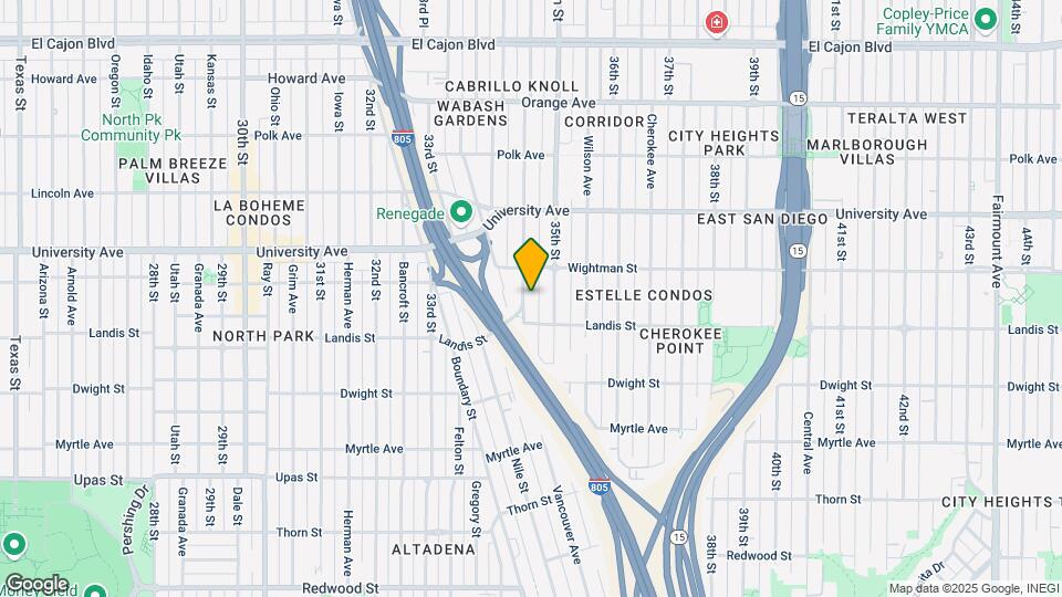 3745 Swift Ave Map and Location Details