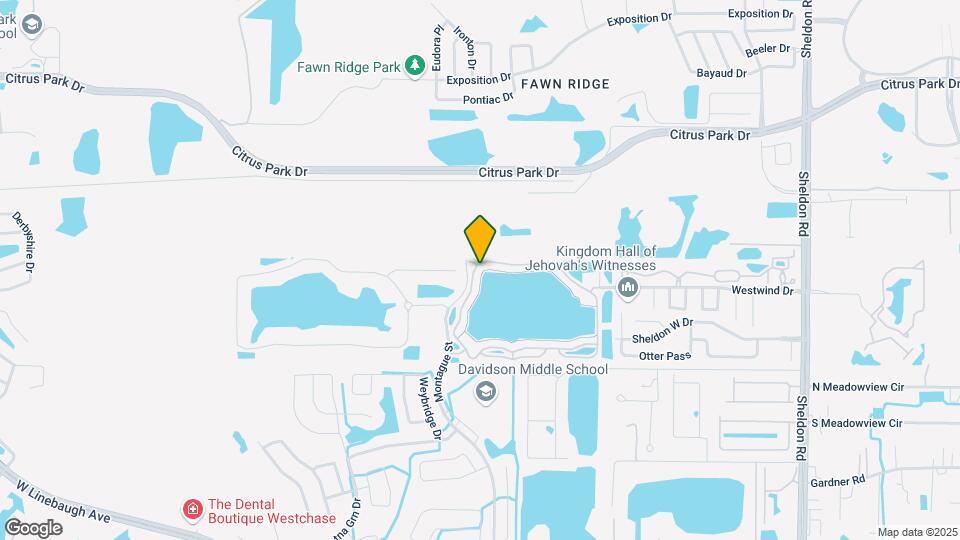 9142 Lake Chase Island Way Map and Location Details
