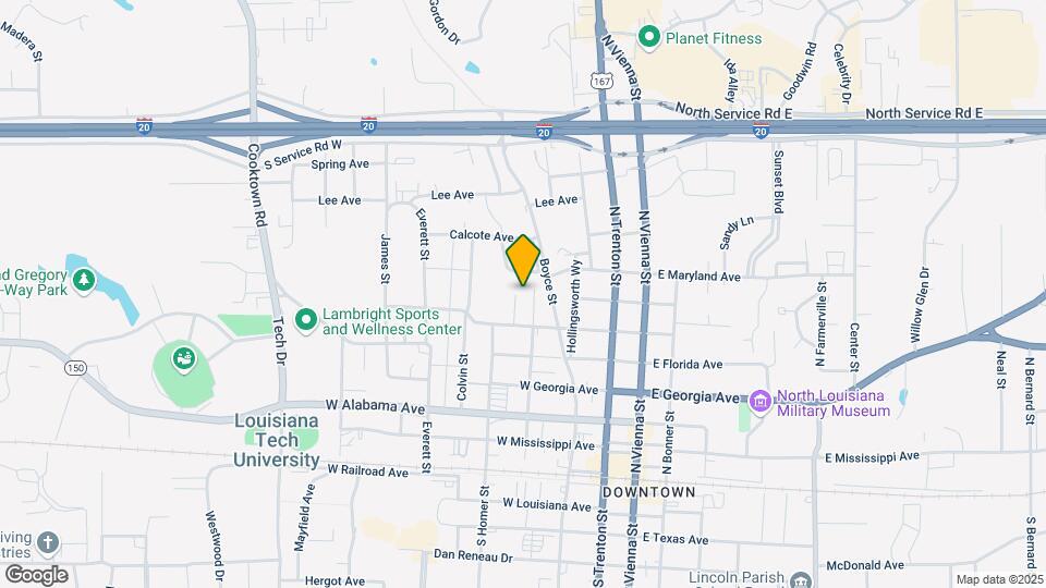 616 Evans St Map and Location Details