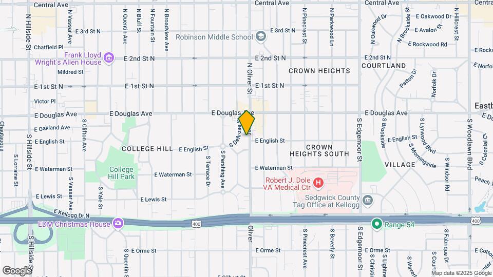157 S Oliver Ave Mapa y Detalles de la Ubicación