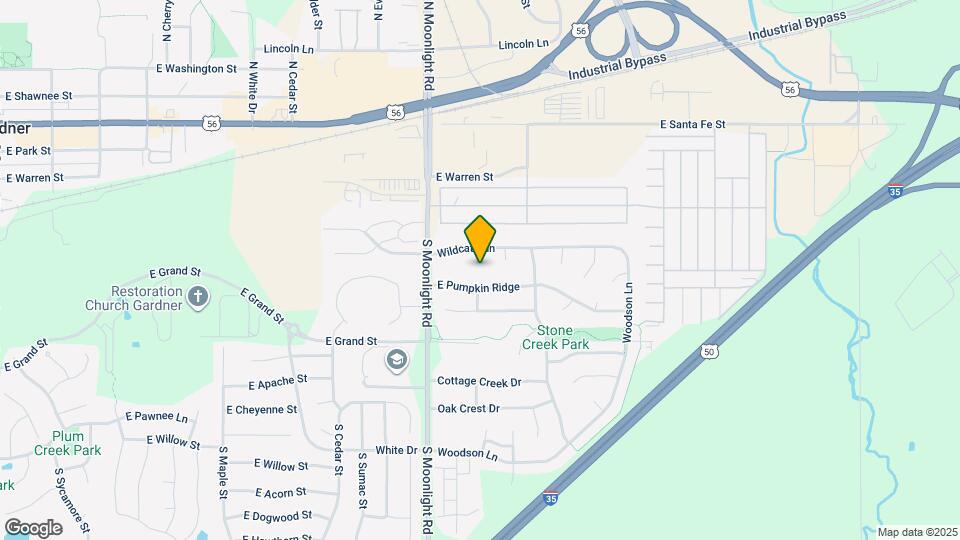 315 Creekside Ct Map and Location Details