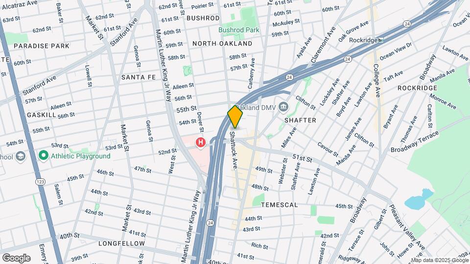 567 53rd St, Unit Temescal Condo Map and Location Details