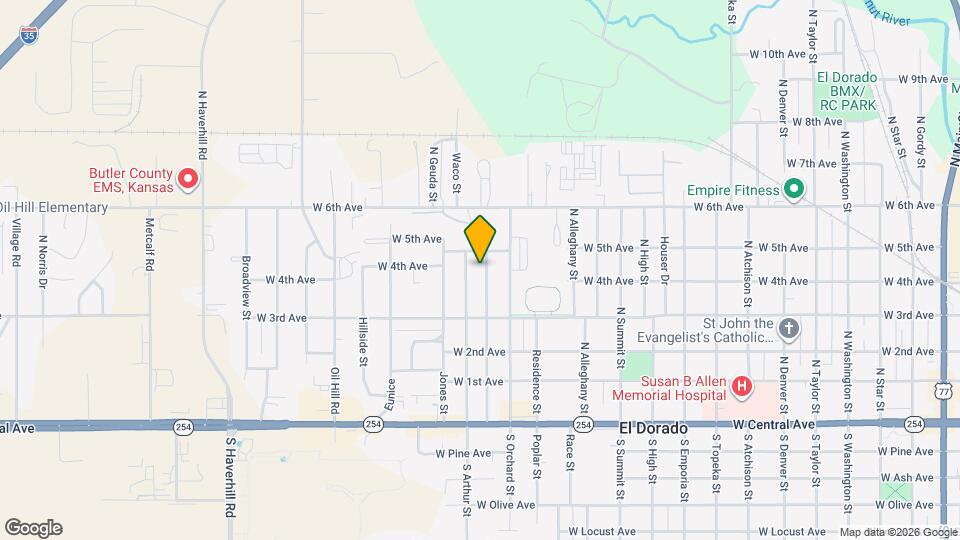 513 Ohio St Map and Location Details