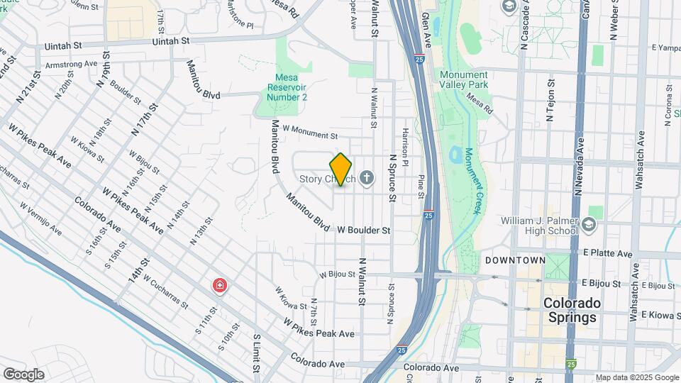 546 1/2 St Vrain St Map and Location Details