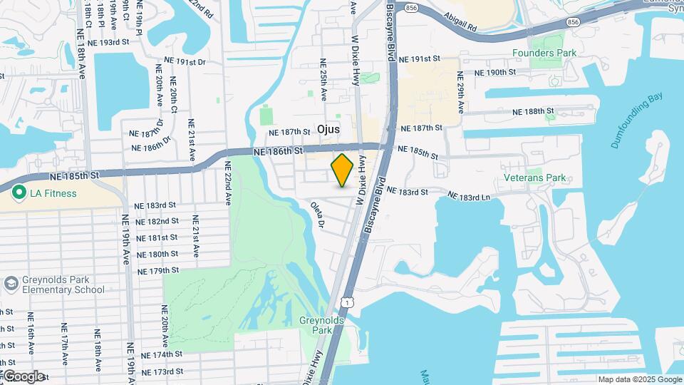 2545 NE 183rd St, Unit A2 Map and Location Details