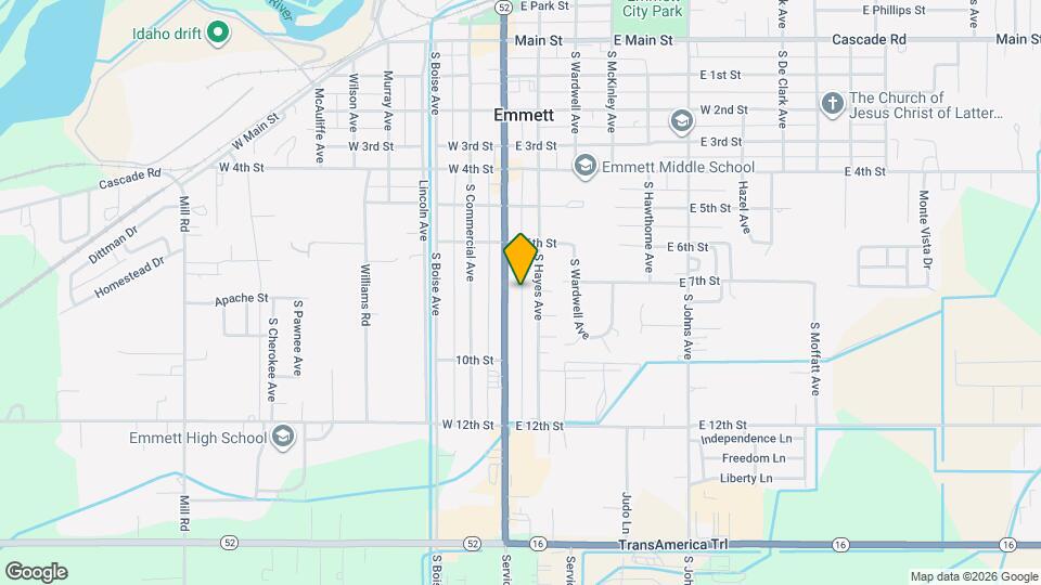 812 S Washington Ave Map and Location Details