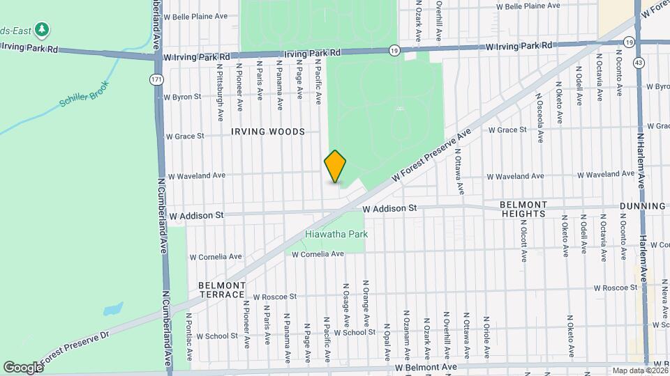 3633 N Pacific Ave Map and Location Details