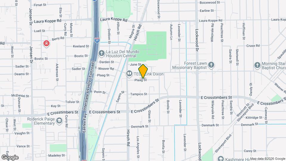 4324 Plaag St Map and Location Details