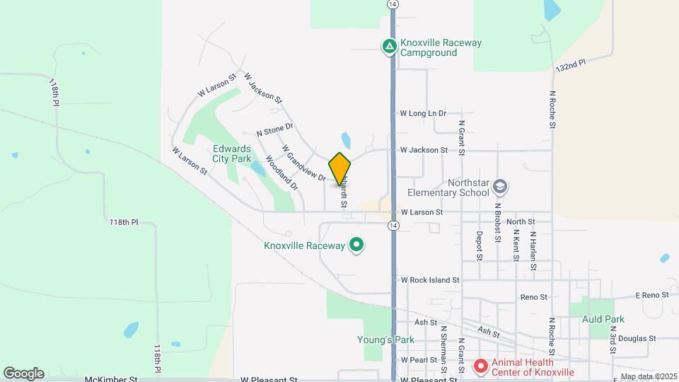 1214 Gebhardt St Map and Location Details