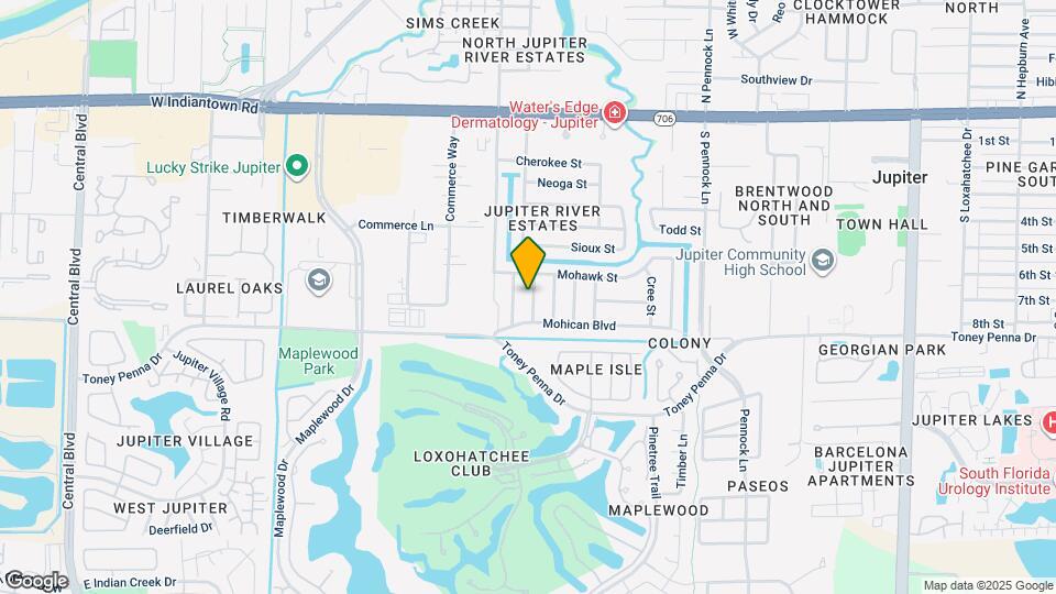 710 Cayuga St Map and Location Details