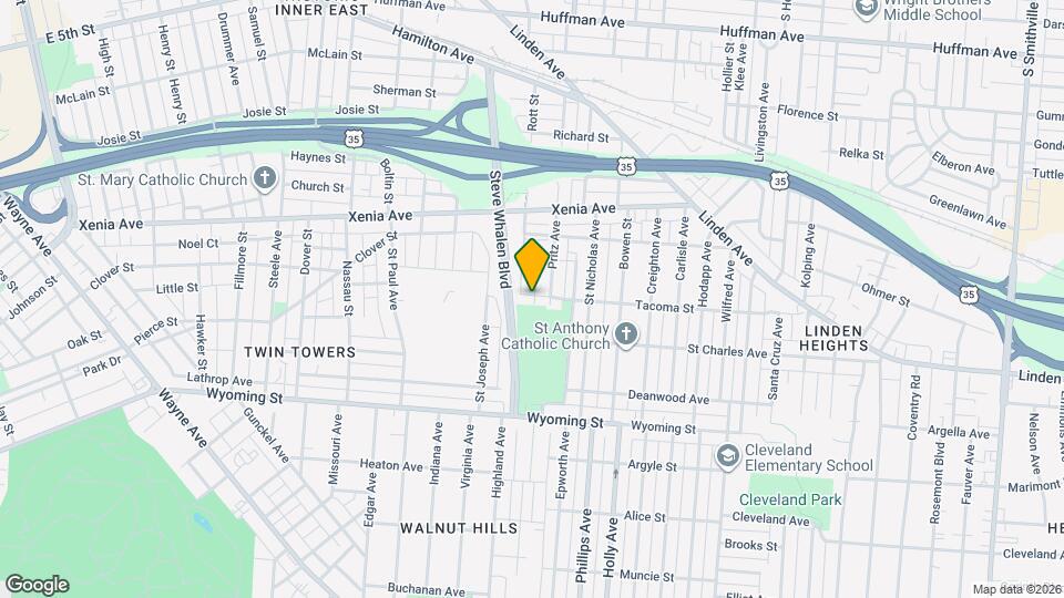 1514 Tacoma St Map and Location Details
