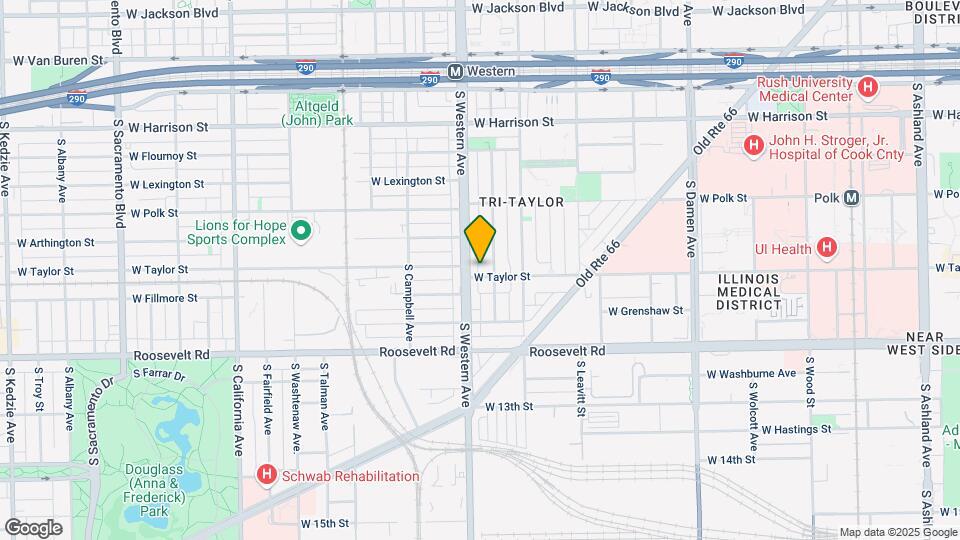 2346 W Taylor St Map and Location Details