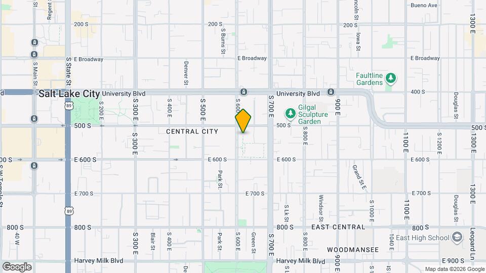 545 E 600 S, Unit 545 Map and Location Details