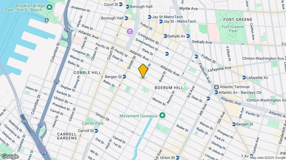 140 Bergen St Mapa y Detalles de la Ubicación