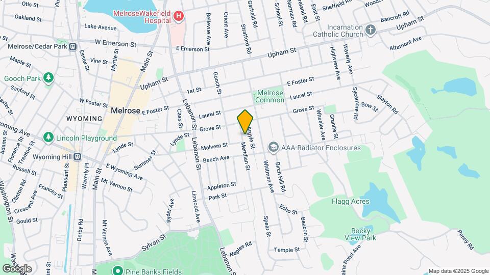 93 Meridian St, Unit 2 Mapa y Detalles de la Ubicación