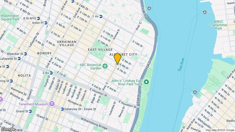 112 Avenue C Mapa y Detalles de la Ubicación