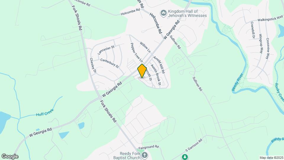 344 Arnold Mill Rd Map and Location Details