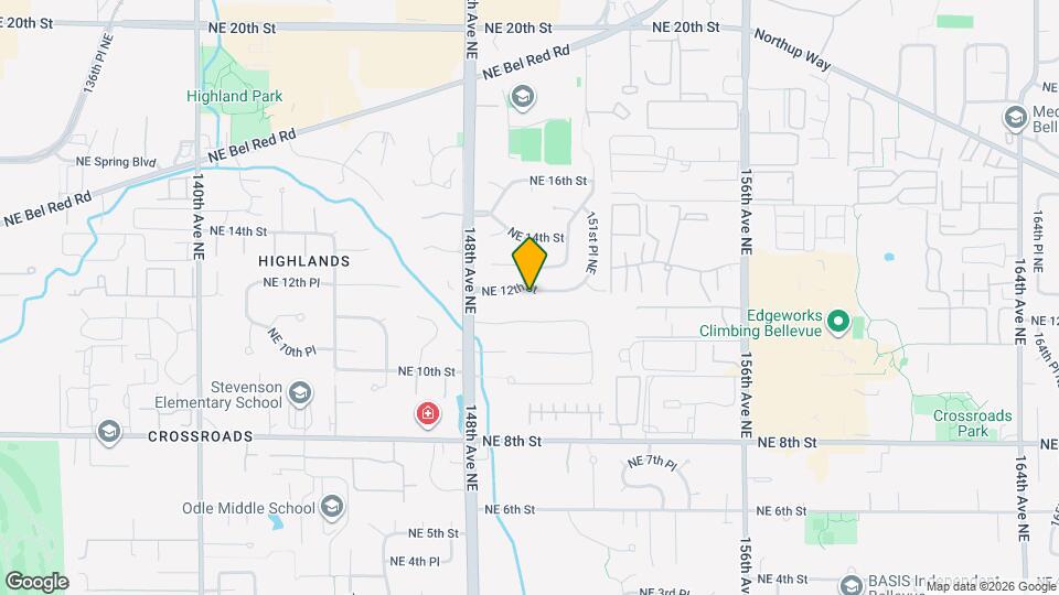 15007 NE 12th St Map and Location Details