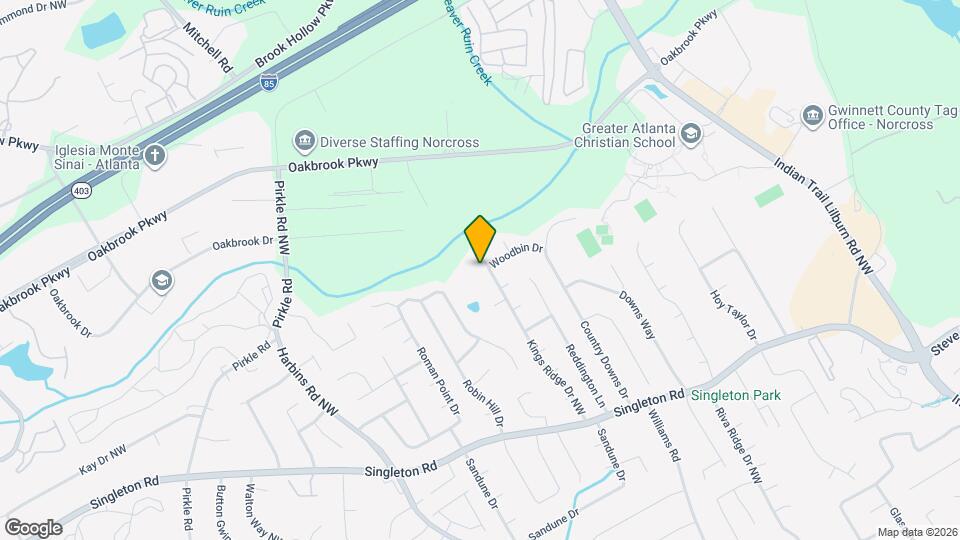 1582 Kings Ridge Dr NW Map and Location Details