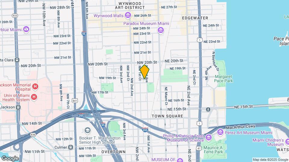 1802 NW 1st Ave Map and Location Details