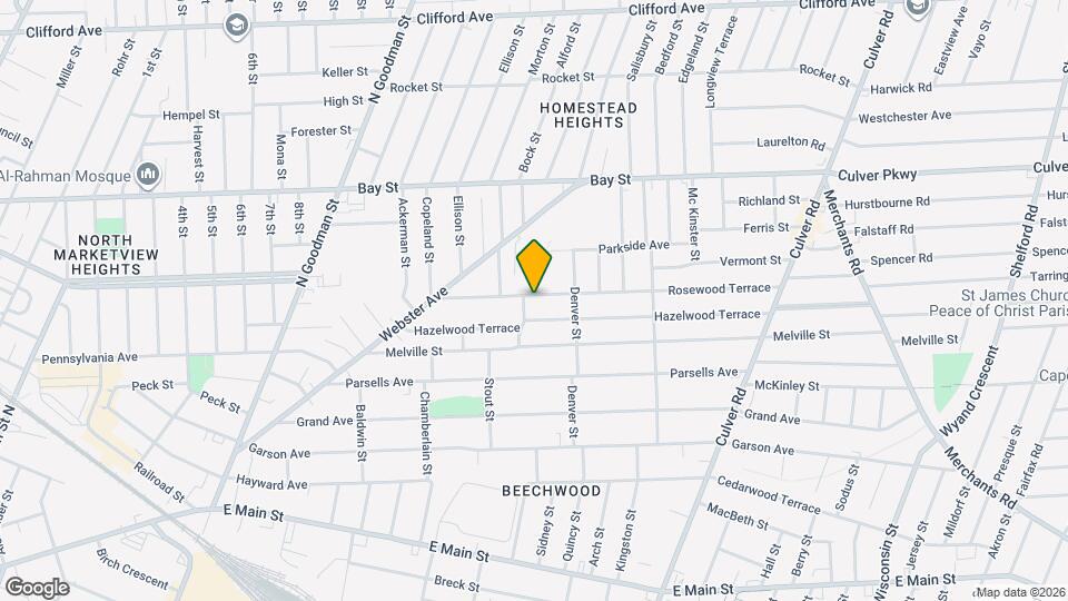 127 Rosewood Terrace Map and Location Details