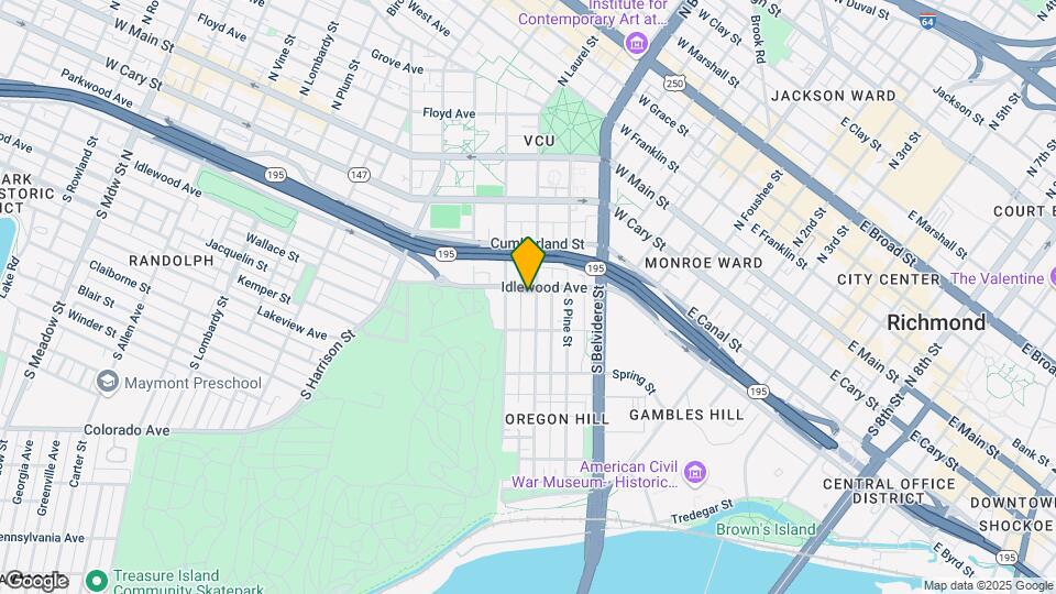 310 S Laurel St Map and Location Details