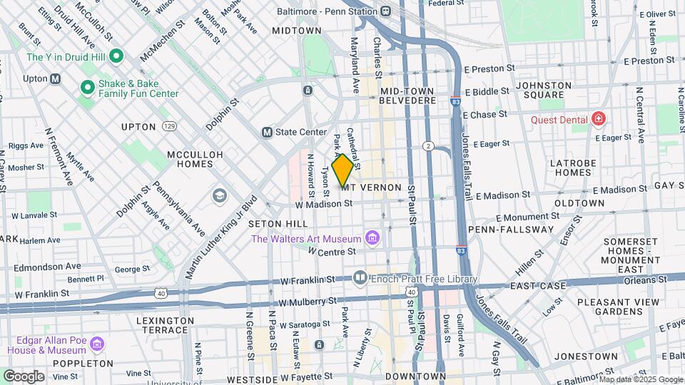 For Rent: Stylish Urban Living at 815 Park Ave Map and Location Details