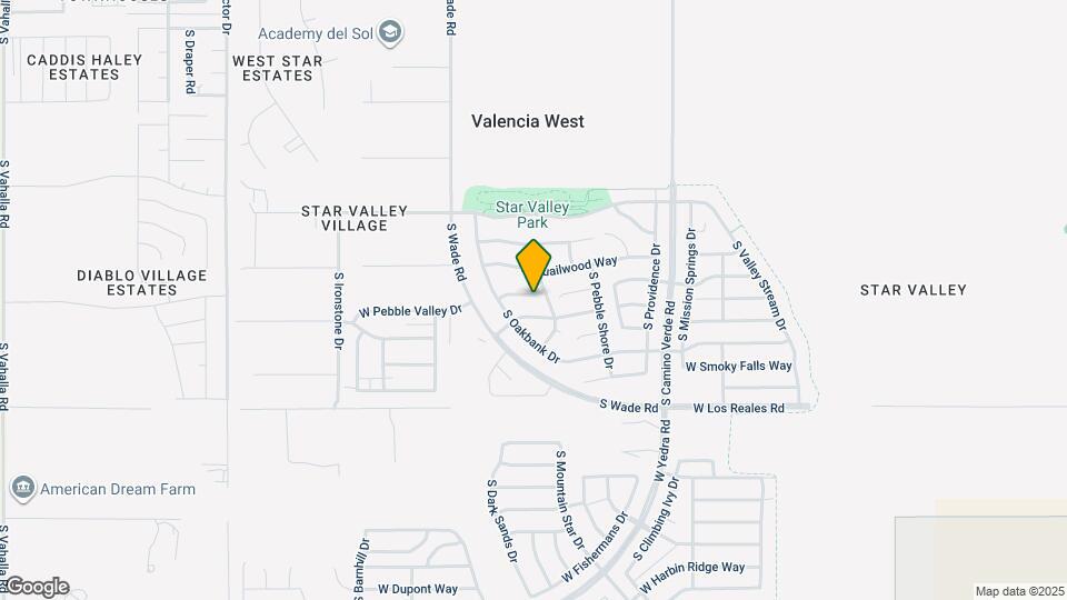 6845 W Vindale Way Map and Location Details