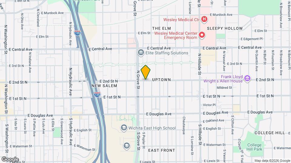 2505 E 2nd St N, Unit #2 Map and Location Details