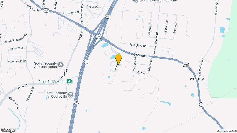 928 Nottingham Dr Map and Location Details