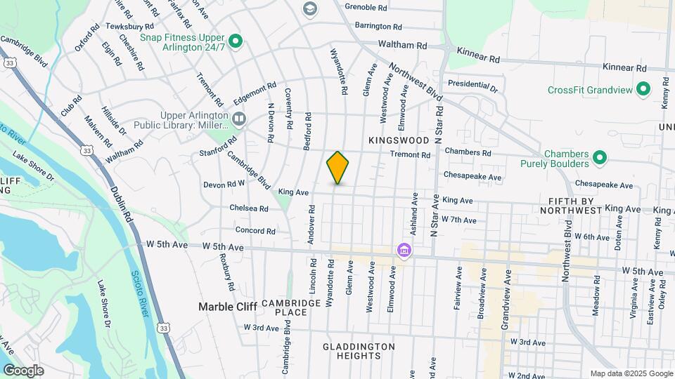 1786 King Ave Mapa y Detalles de la Ubicación