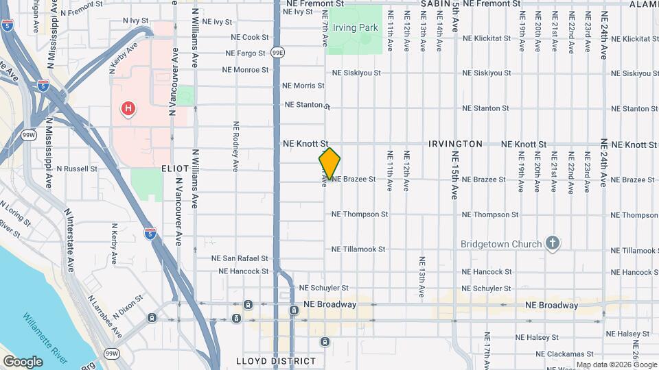 2446 NE 7th Ave Map and Location Details