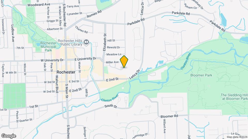 460 Baldwin Ave Map and Location Details