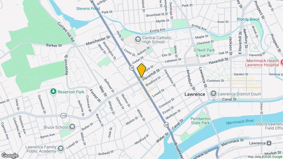 383 Haverhill St Map and Location Details