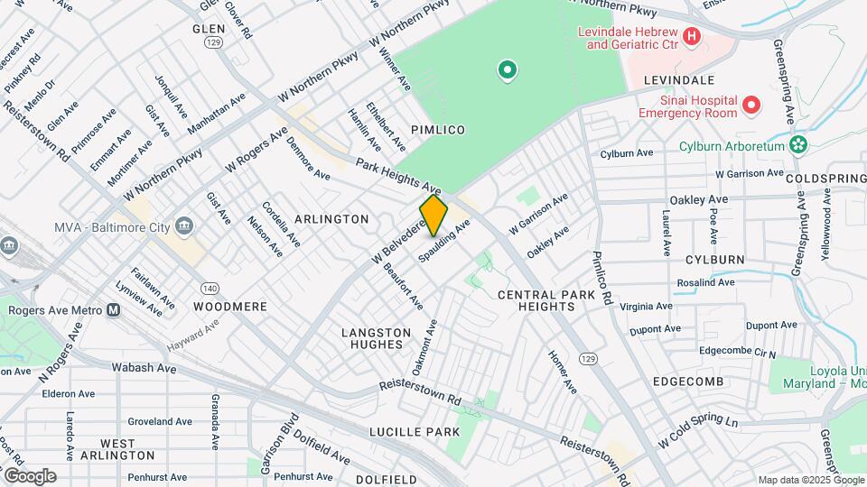 3306 Spaulding Ave Mapa y Detalles de la Ubicación