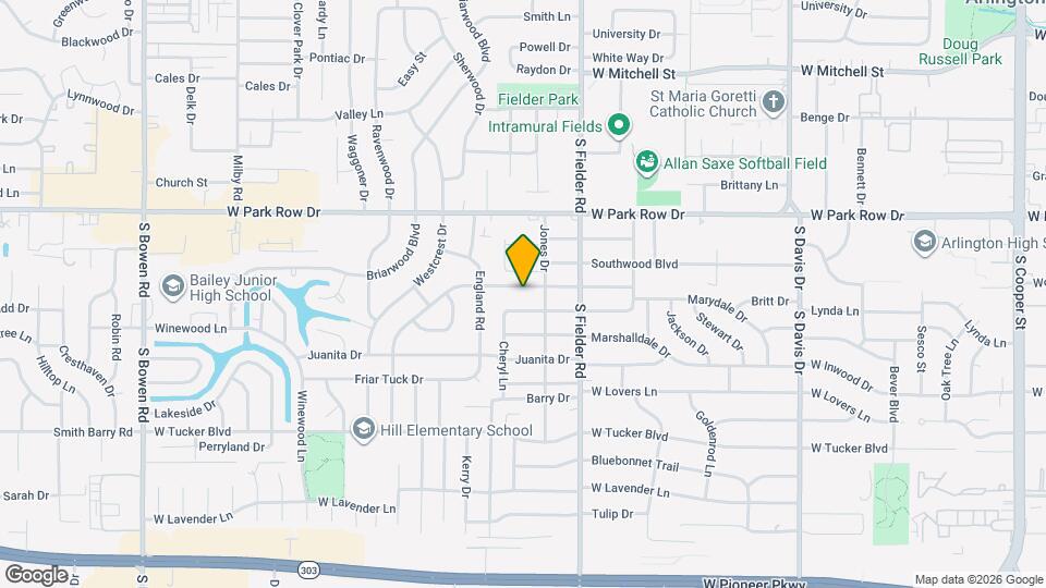 1706 Larkspur Dr Map and Location Details