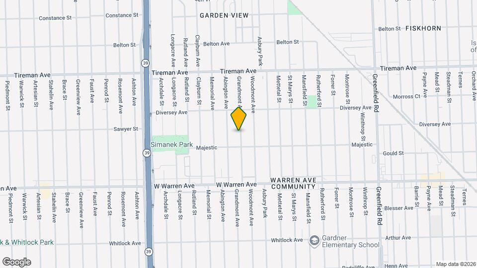 7451 Grandmont Ave Map and Location Details
