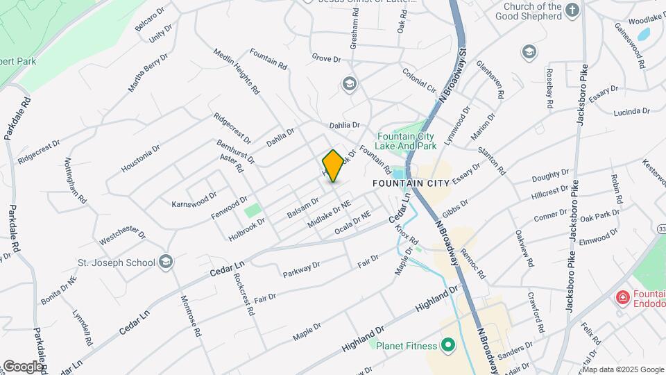 205 Kingwood Rd, Unit D Map and Location Details