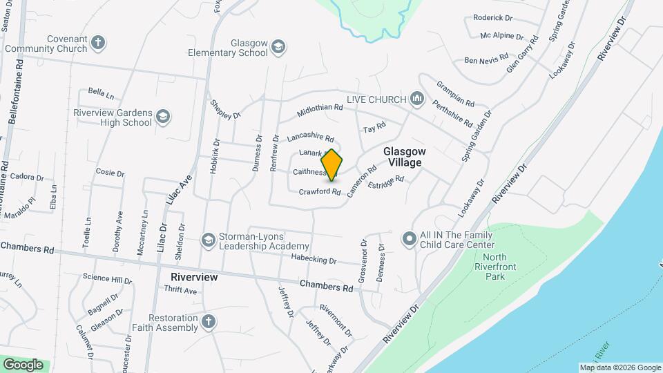 327 Crawford Rd Mapa y Detalles de la Ubicación