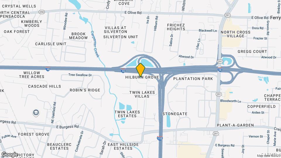 437 Hilburn Ln Map and Location Details