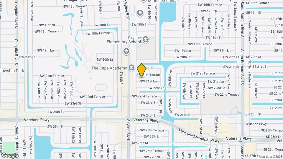 703 SW 21st Ln Map and Location Details