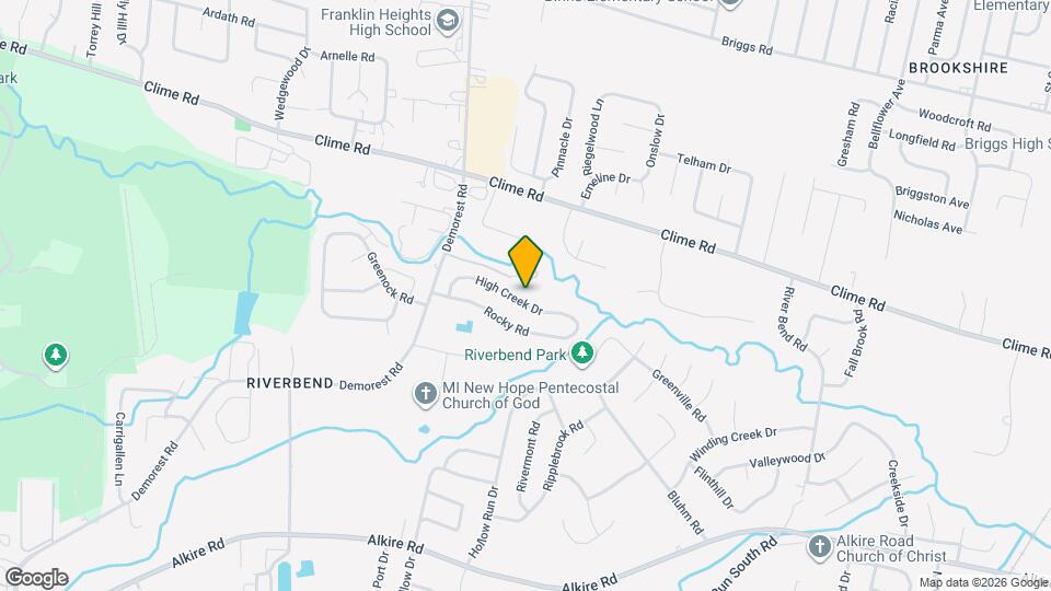 3516 High Creek Dr Mapa y Detalles de la Ubicación