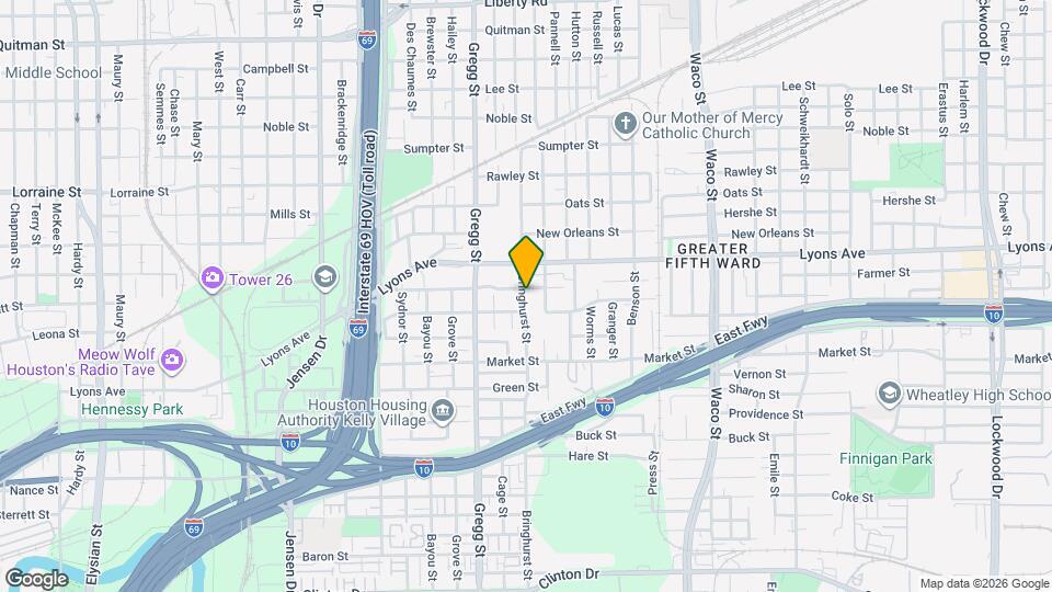 1418 Bringhurst St Map and Location Details