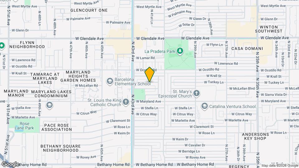 4147 W Tuckey Ln, Unit 2 Map and Location Details