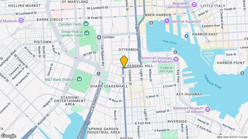805 S Hanover St Map and Location Details