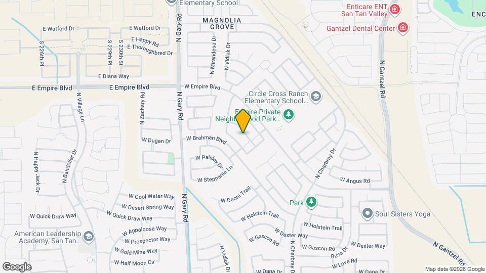 977 W Jersey Way Map and Location Details