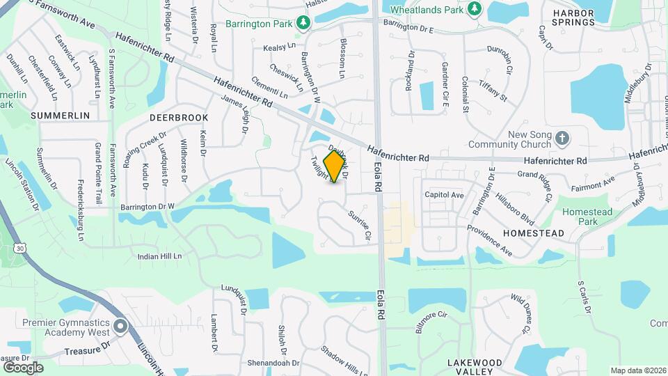 2357 Twilight Dr Map and Location Details