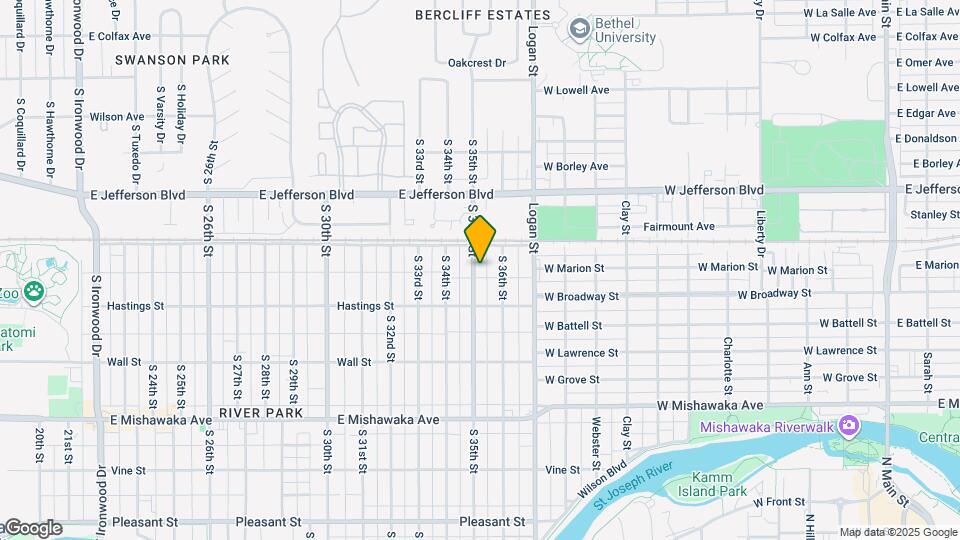 528 S 35th St Map and Location Details
